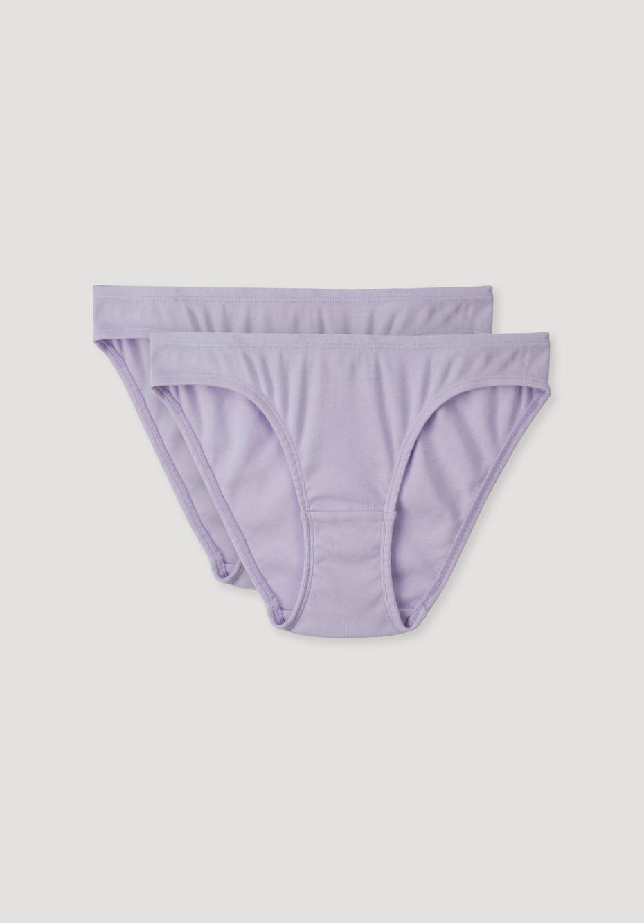 Slip low cut im 2er-Set aus reiner Bio-Baumwolle