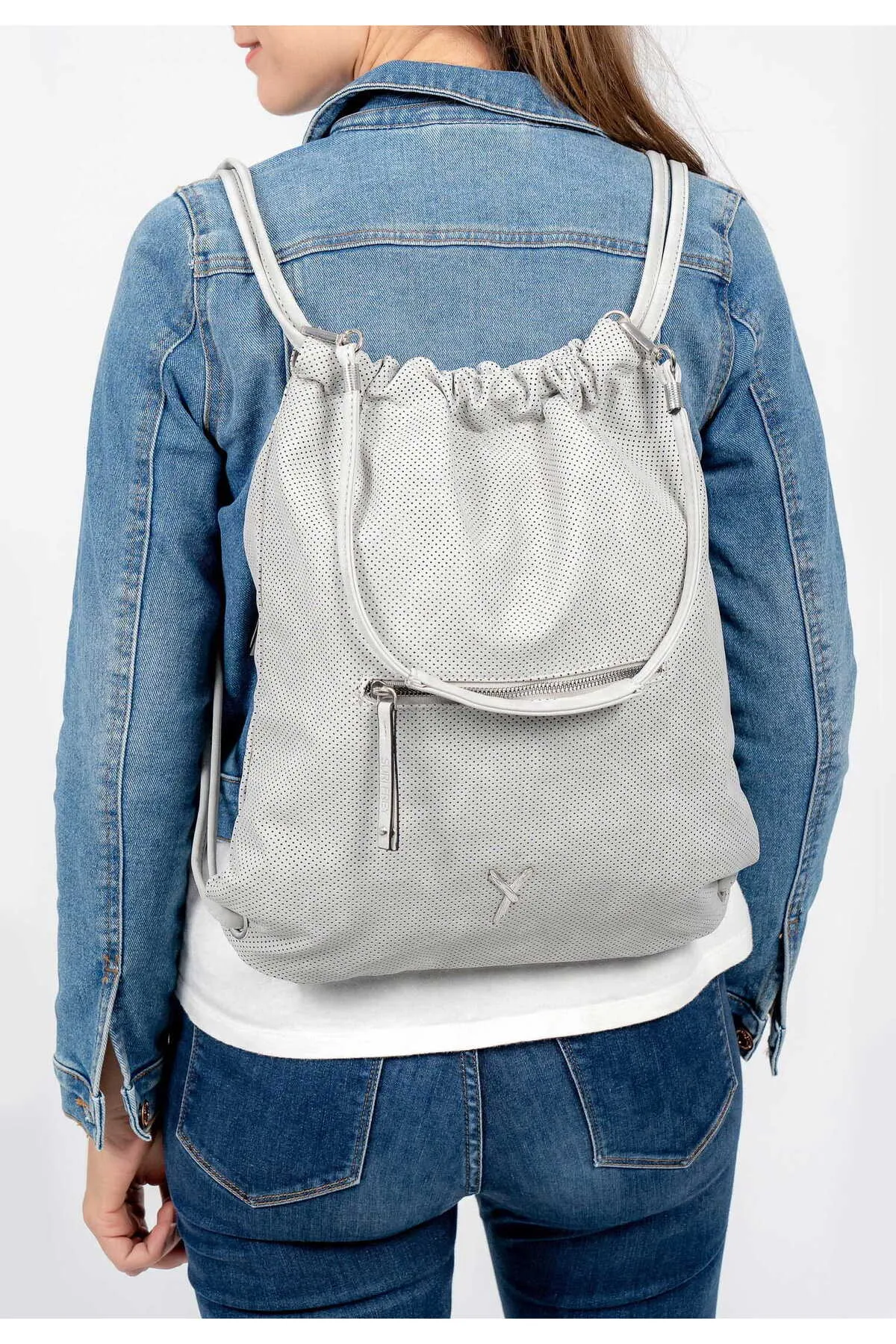 SURI FREY  Rucksack - Grau - Unifarben