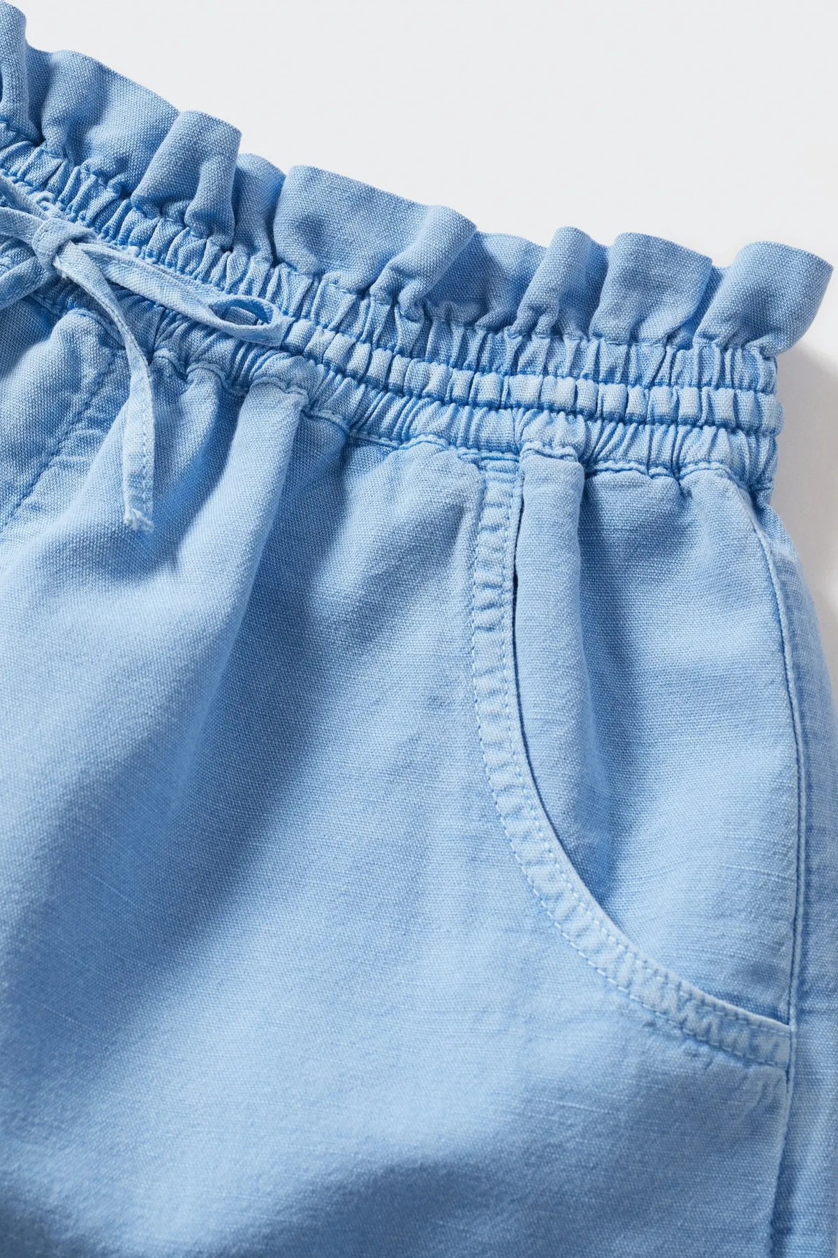 MANGO  Blaue Damen-Shorts und Bermuda 37051282