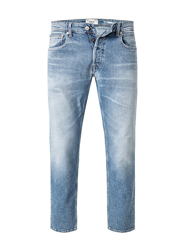 Replay, Jeans Grover, Straight Fit, Baumwoll-Stretch, dunkelblau