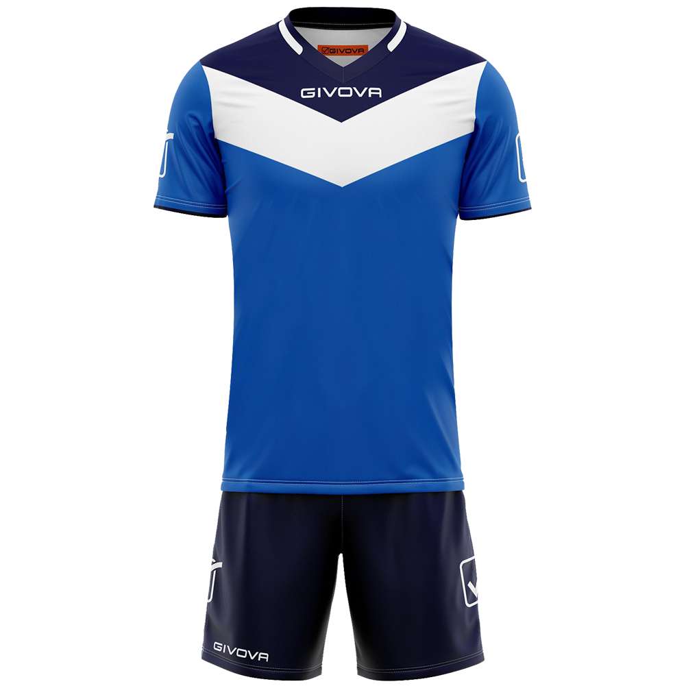 Givova Kit Campo Set Trikot + Shorts mittelblau/navy