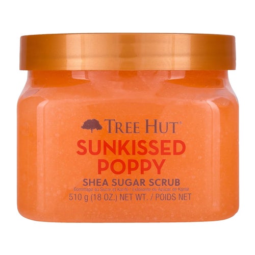 Telový peeling Tree Hut Sunkissed Poppy s bambuckým maslom a cukrom 510 gramov