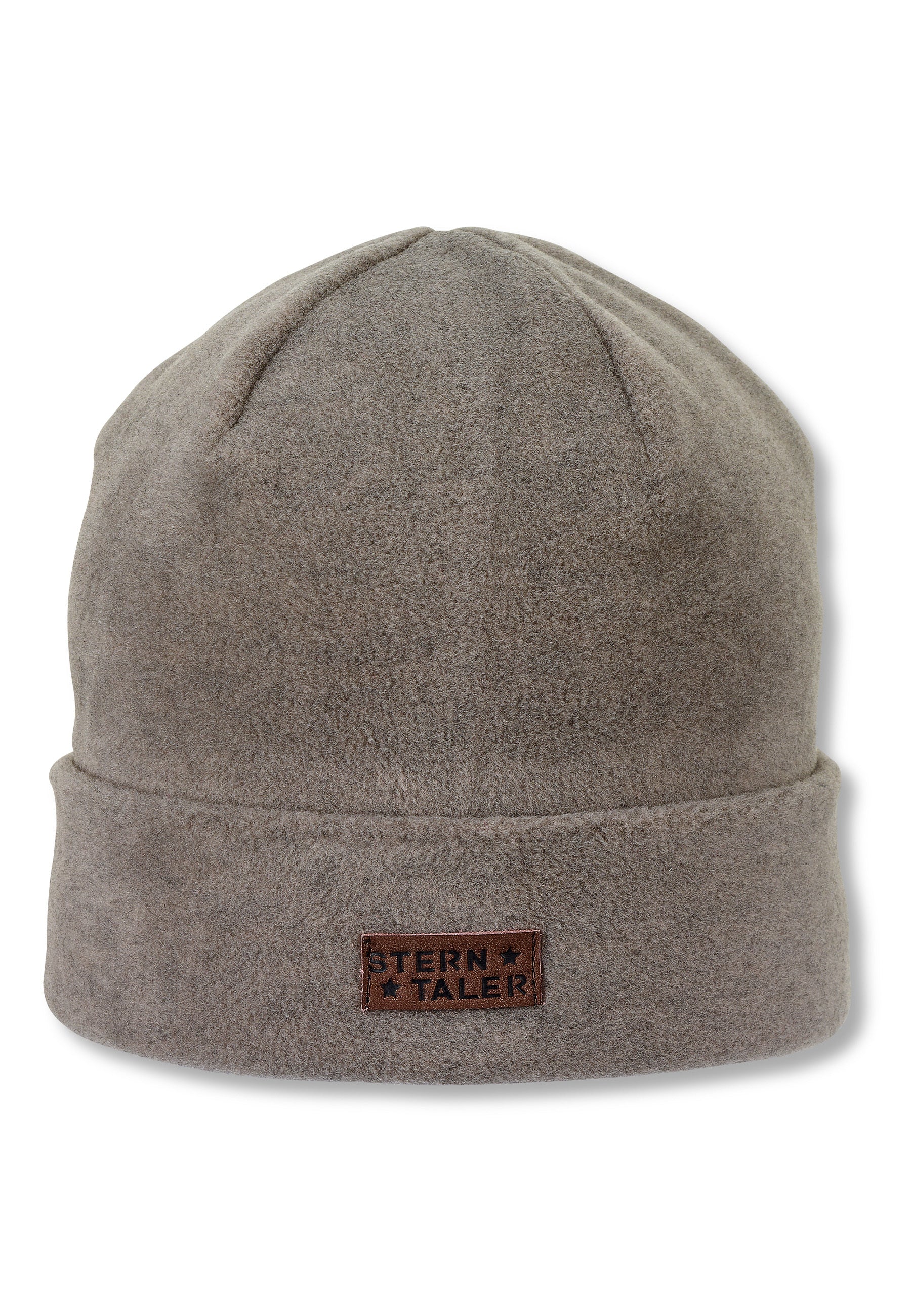 Beanie aus Microfleece mit Logo-Patch