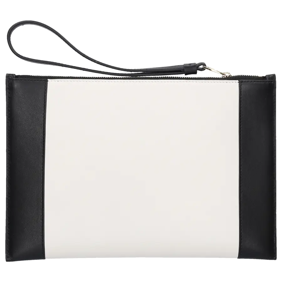 Alexander McQueen - Clutch 63306 Kalbsleder - weiß