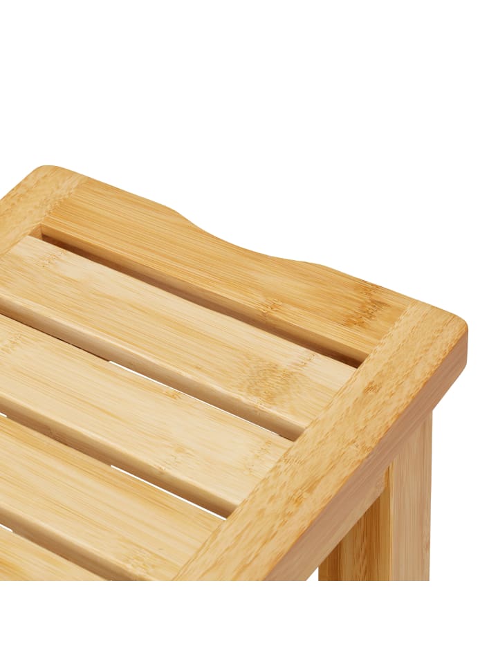 relaxdays Badhocker in Natur - (B)48 x (H)45,5 x (T)25 cm günstig kaufen onesize