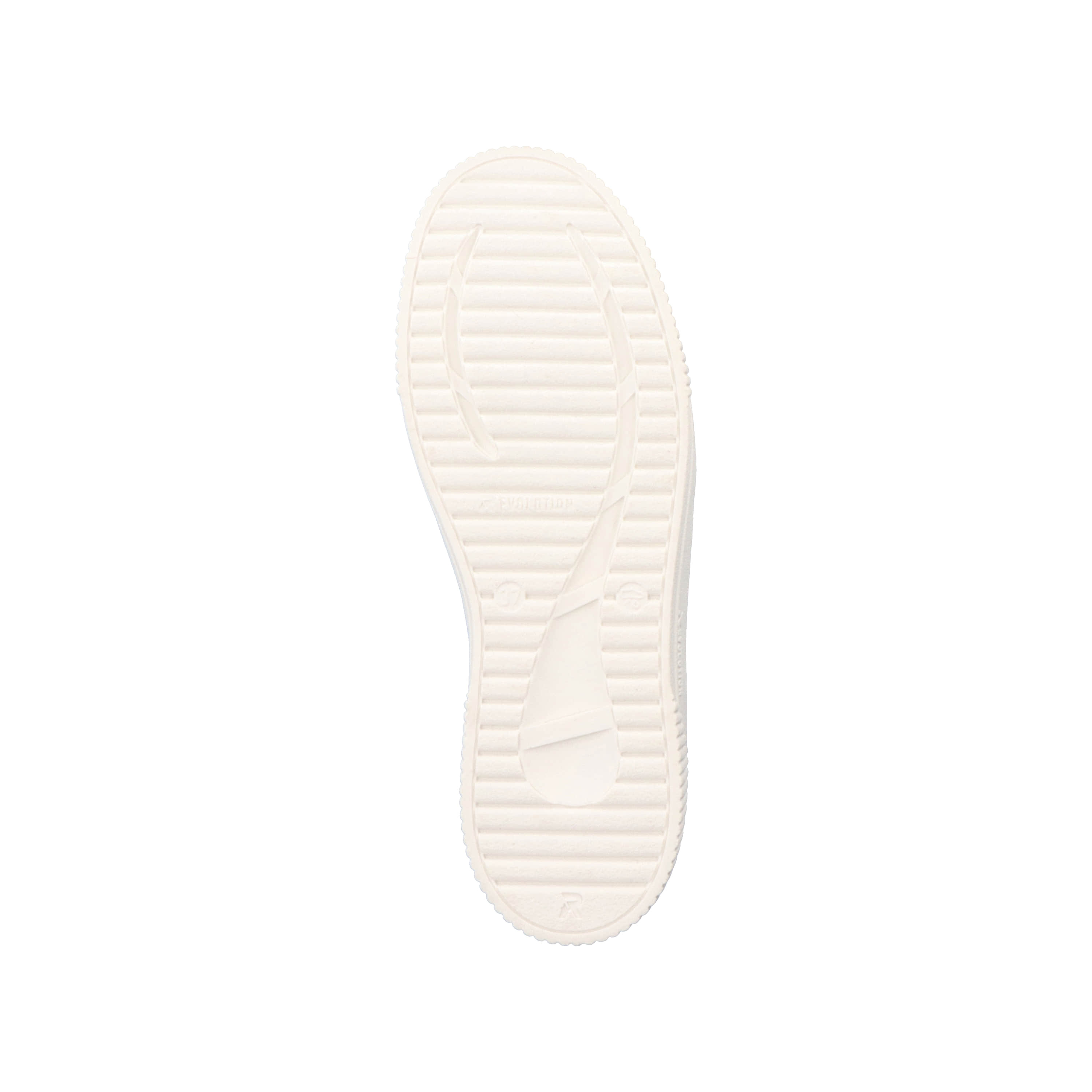 Rieker Damen Sneaker Low vanilla-white light-blue