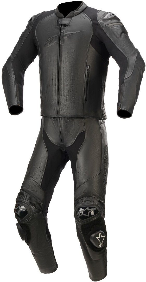 Alpinestars Motorradkombi GP Plus V3 Graphite 2-Teiler Motorrad-Lederkombi