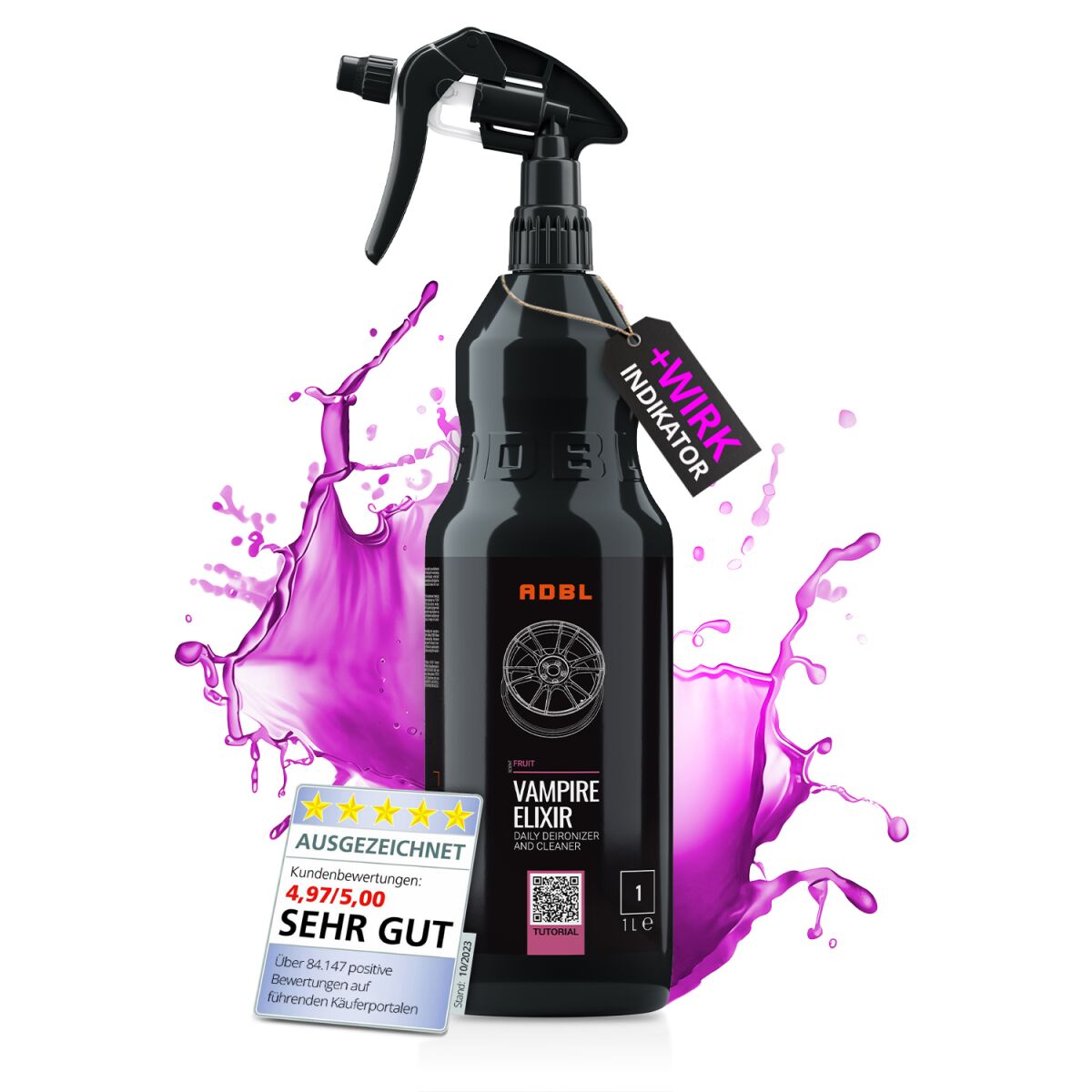 ADBL Vampire Elixir Felgenreiniger mit Canyon Trigger 1L