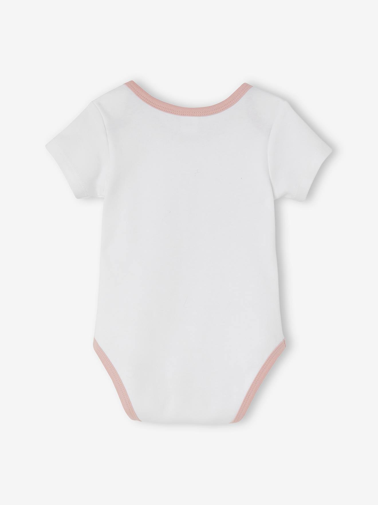 Lot de 2 bodies bébé fille Snoopy Peanuts® lot blanc et rose