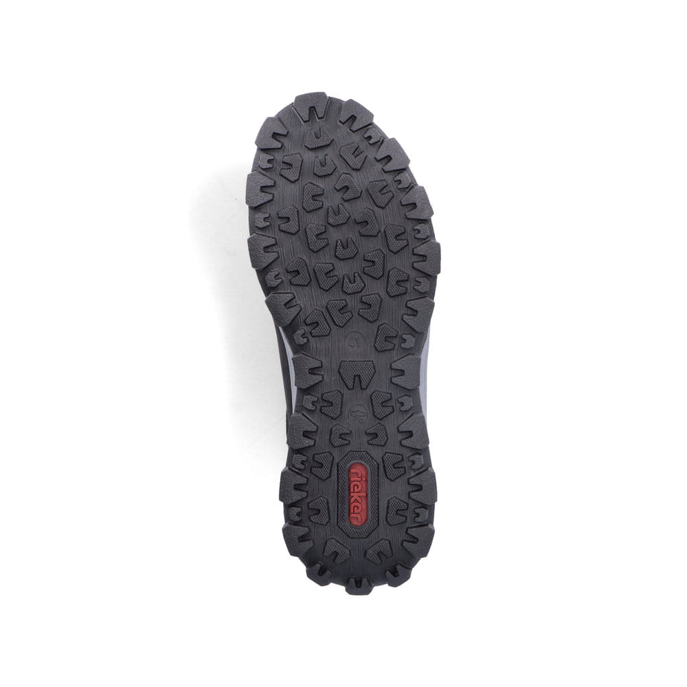 Rieker Herren Schnürstiefel asphaltschwarz