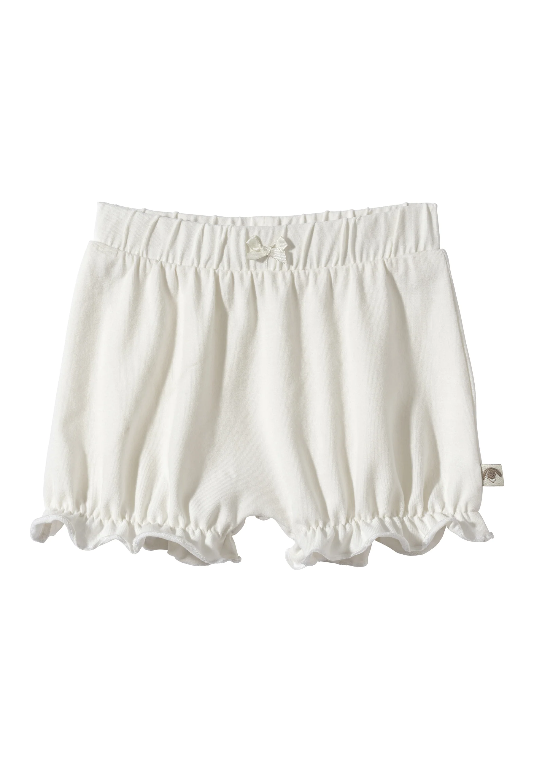 Shorts Sommer Uni mit Deko-Zierschleife am Bund