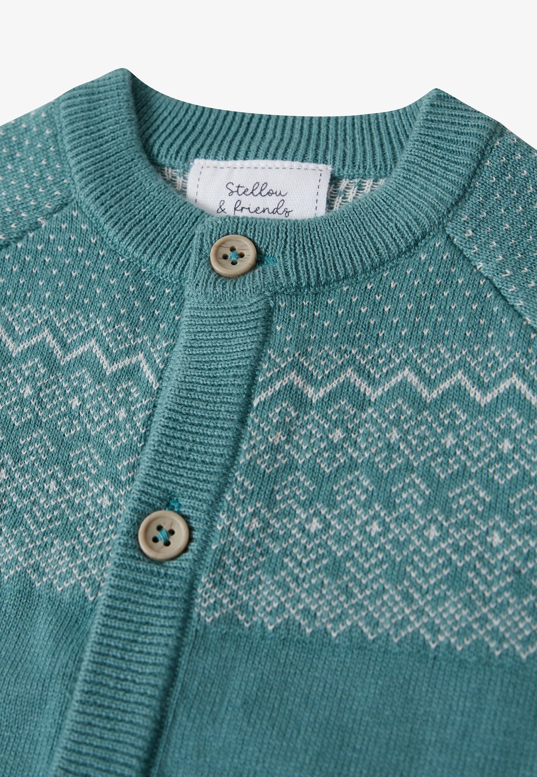 Stellou & friends Cardigan Stellou and friends Strickjacke Norweger-Muster