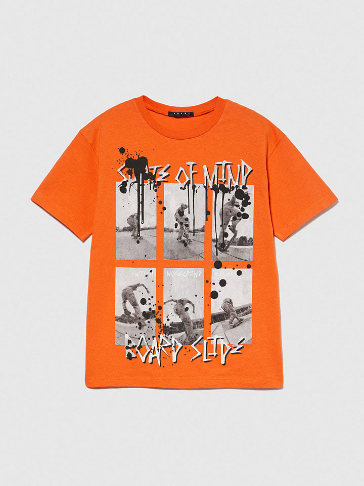 Sisley Shirt in Orange günstig kaufen