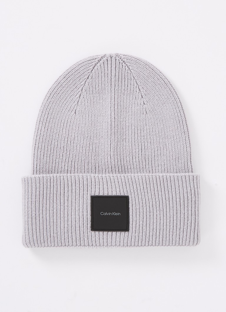Calvin Klein Wool Blend Beanie with Logo