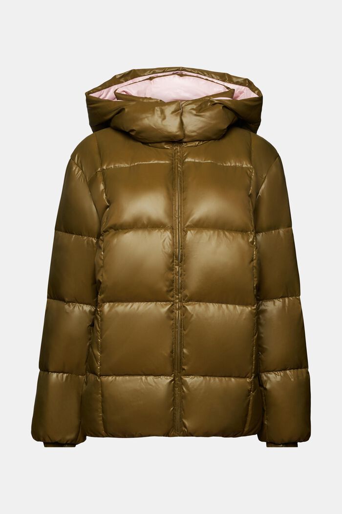 Recycelt: Pufferjacke mit Daunen