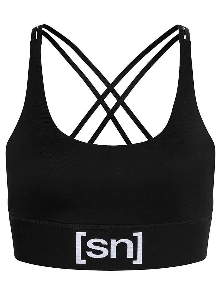 super.natural Sport-BH in Schwarz - Low günstig kaufen
