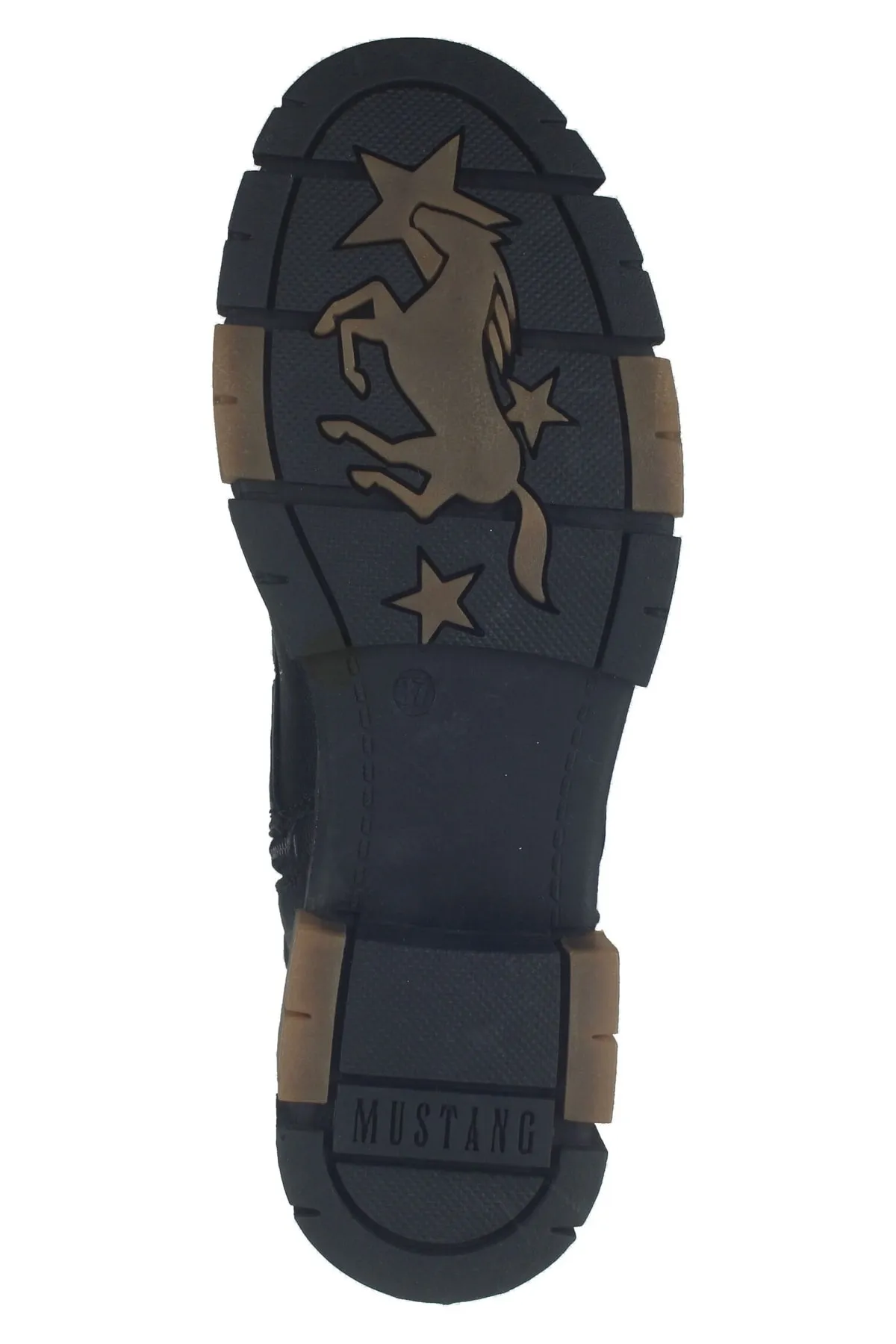 Mustang  Stiefelette - Schwarz - Blockabsatz