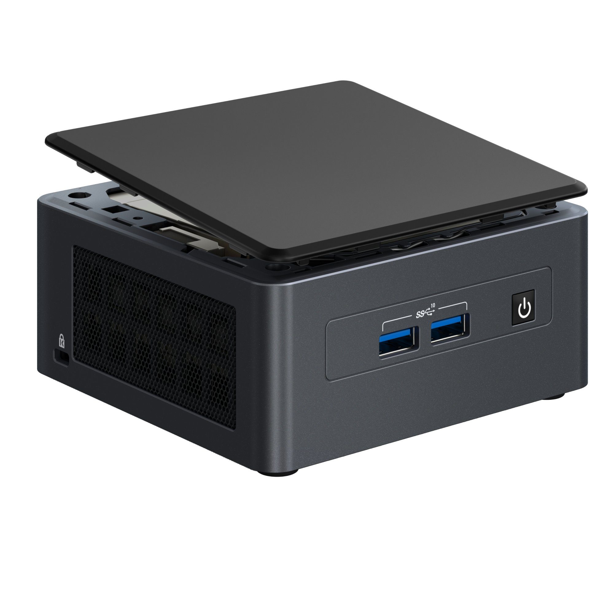 Intel® NUC 11H Pro, fertig eingerichteter Mini-PC (Intel Core i7 1165G7, Iris Xe G7 Graphics, 8 GB RAM, 250 GB SSD)