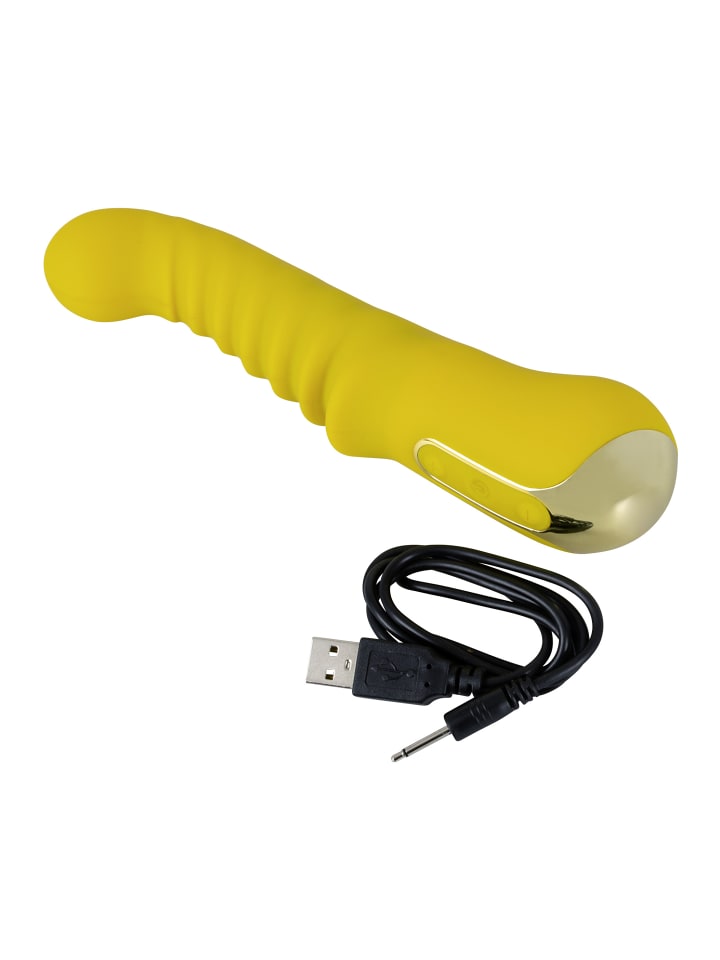 Your new favorite Vibrator G-Spot Vibrator in gelb günstig kaufen 20 cm