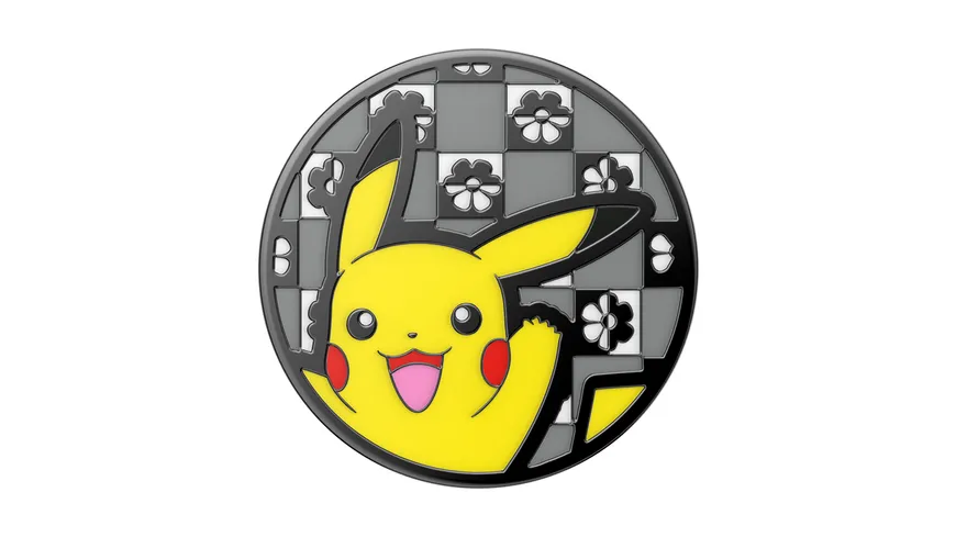 PopGrip - ausziehbarer Handy-Griff Handyhalter - Pokémon Enamel Hey Pikachu