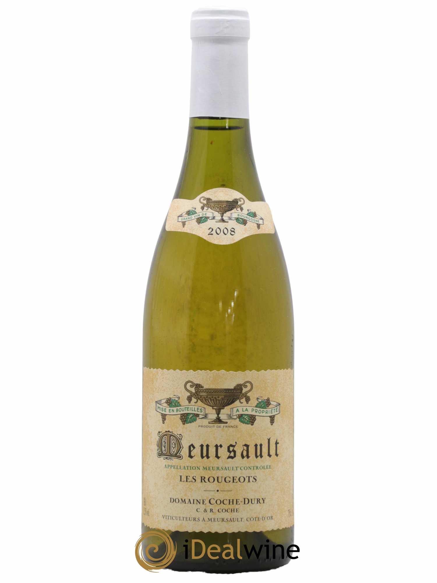 Meursault Les Rougeots Coche Dury (Domaine)  2008 - Lot de 1 Bouteille