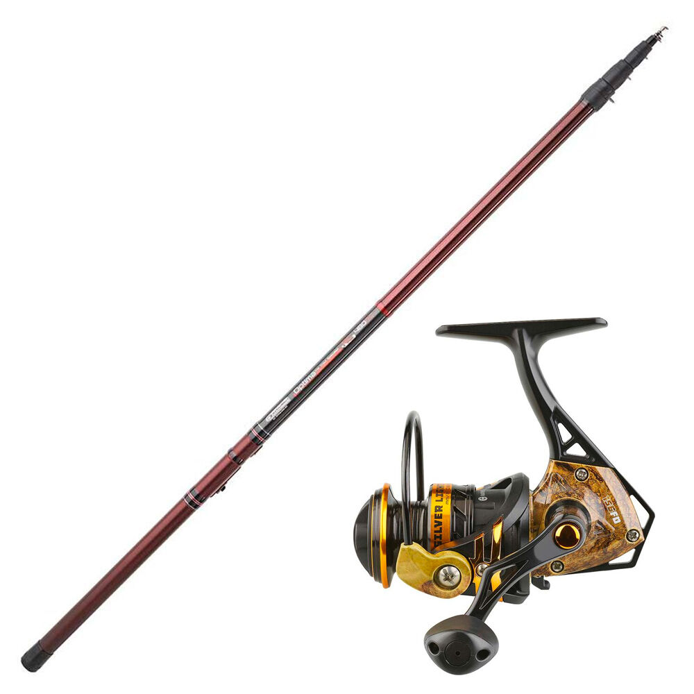 Optima RC 4,80 m Teleskoprute (max. 30 g) + Garbolino Silver Light 1500 FD Rolle
