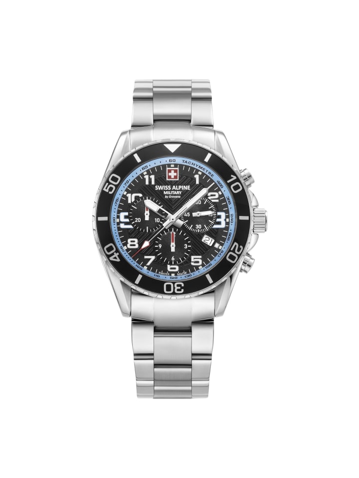 Swiss Military Quarzuhr 7029.9131SAM in Silber günstig kaufen onesize