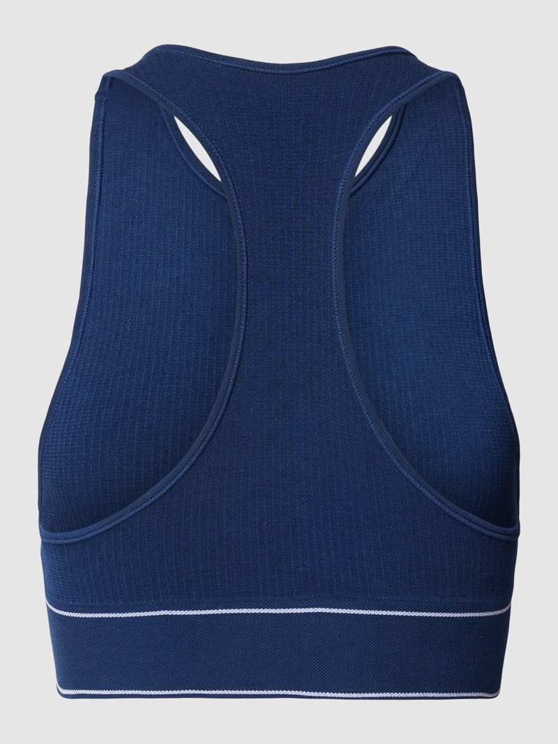 Bralette mit Label-Detail in marineblau