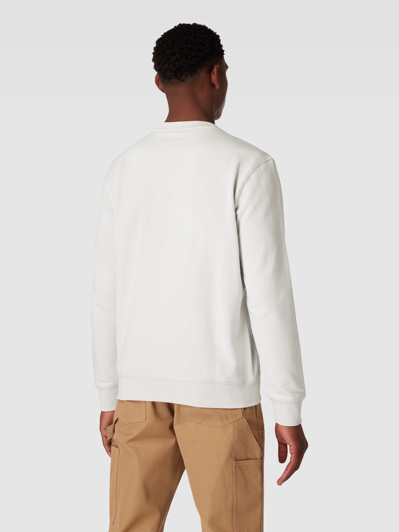 Sweatshirt mit Rundhalsausschnitt Modell 'WESTART' in hellgrau