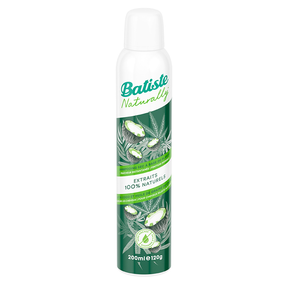 batiste Shampooing sec Naturally Coco et Chanvre Shampooing sec