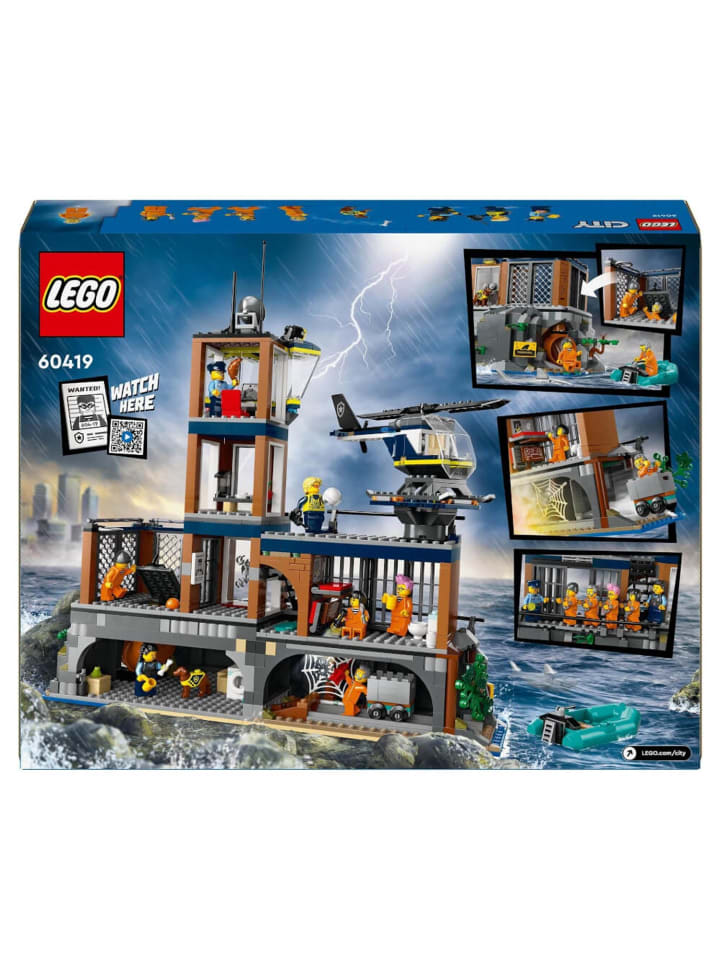LEGO City Polizeistation auf der Gefängnisinsel in Mehrfarbig ab 7 Jahre günstig kaufen onesize