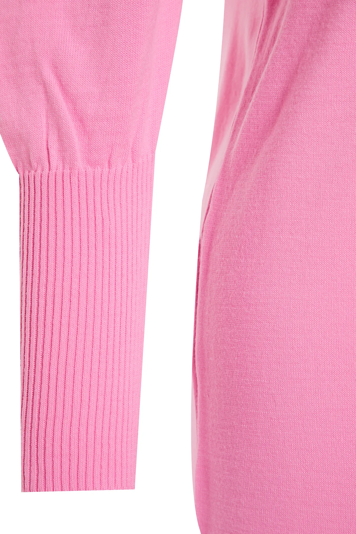 Trendyol Modest  Rosa ungefütterte einfarbige Strickware TCTAW23EB00047