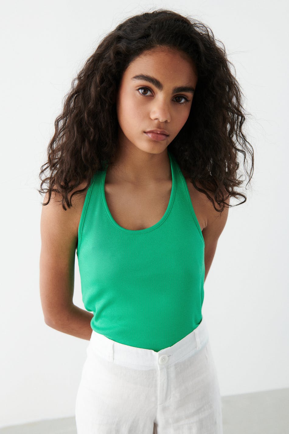 Y halterneck top