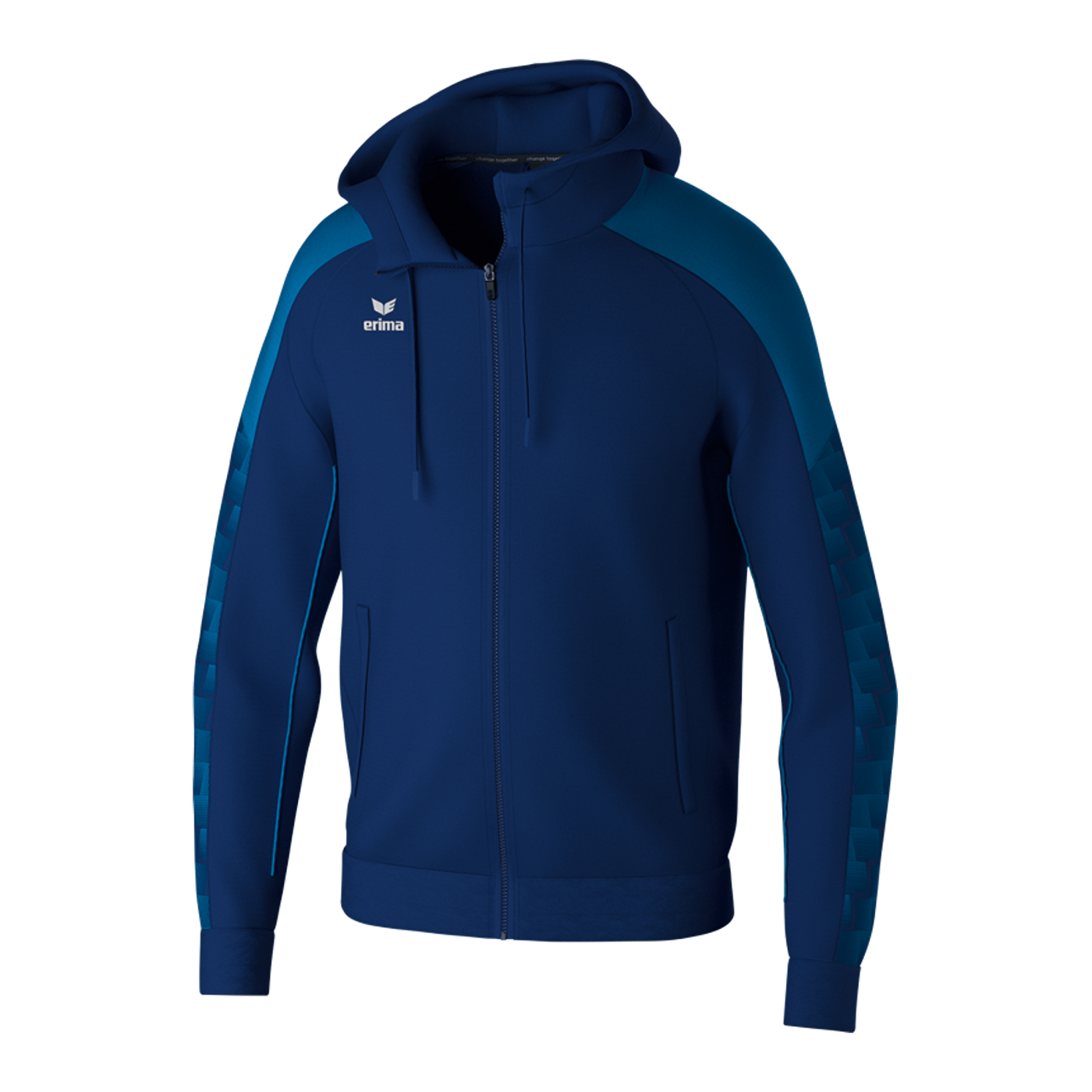 Erima Evo Star Kapuzenjacke Blau