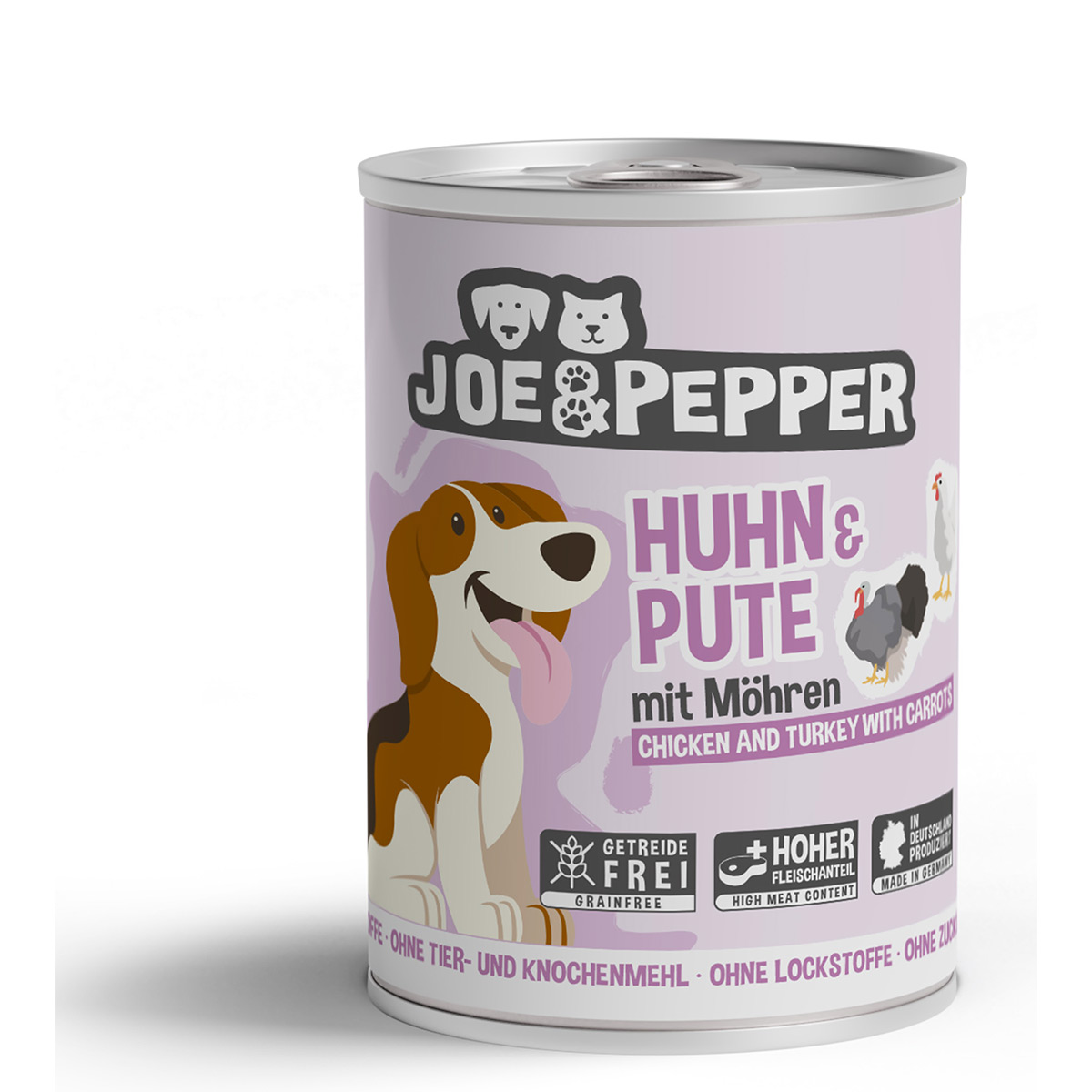 Joe & Pepper Dog Huhn & Pute mit Möhren kaufen bei ZooRoyal