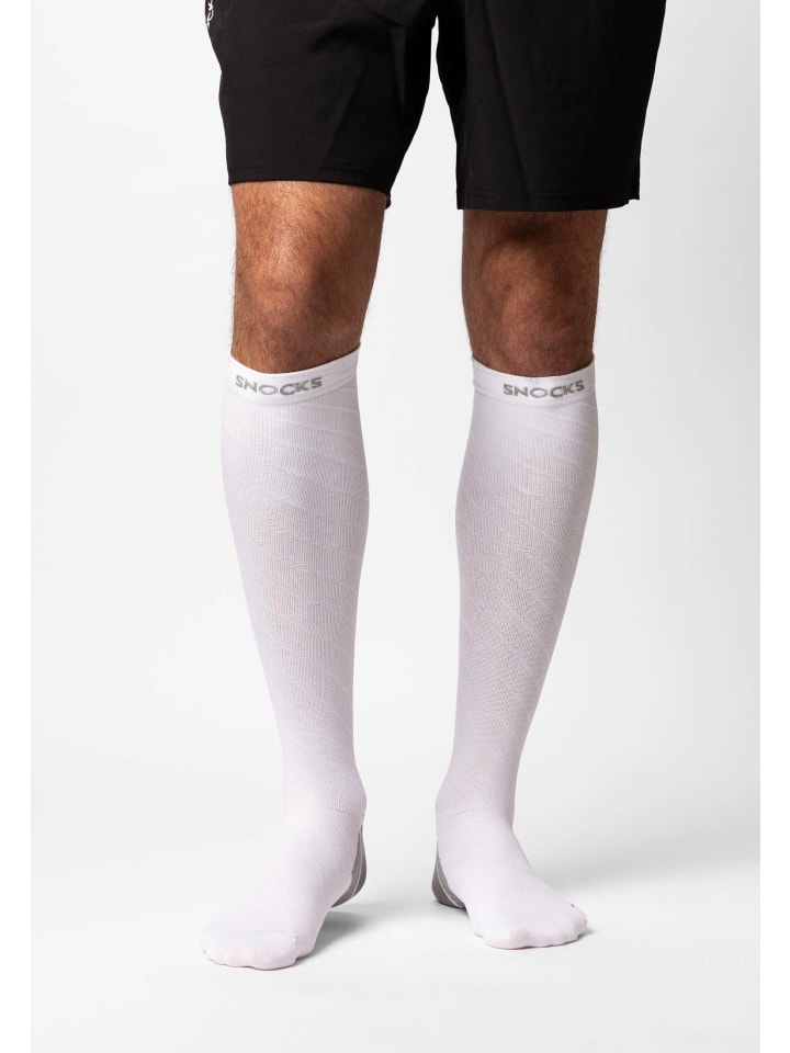 SNOCKS Kompressionssocken 1 Paar in Weiß günstig kaufen