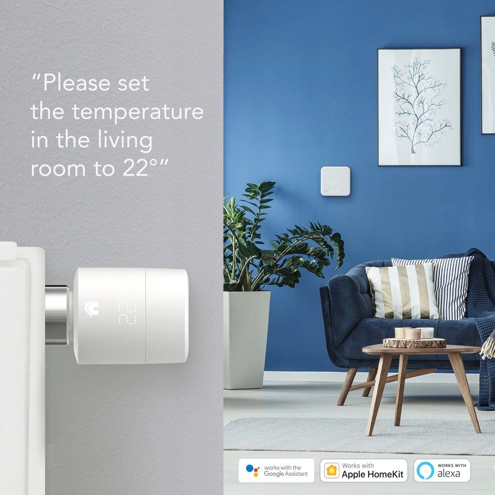 Tado Heizkörperthermostat Smartes Heizkörper-Thermostat - 5er Pack, zur Einzelraumsteuerung, (Packung, 5 St)