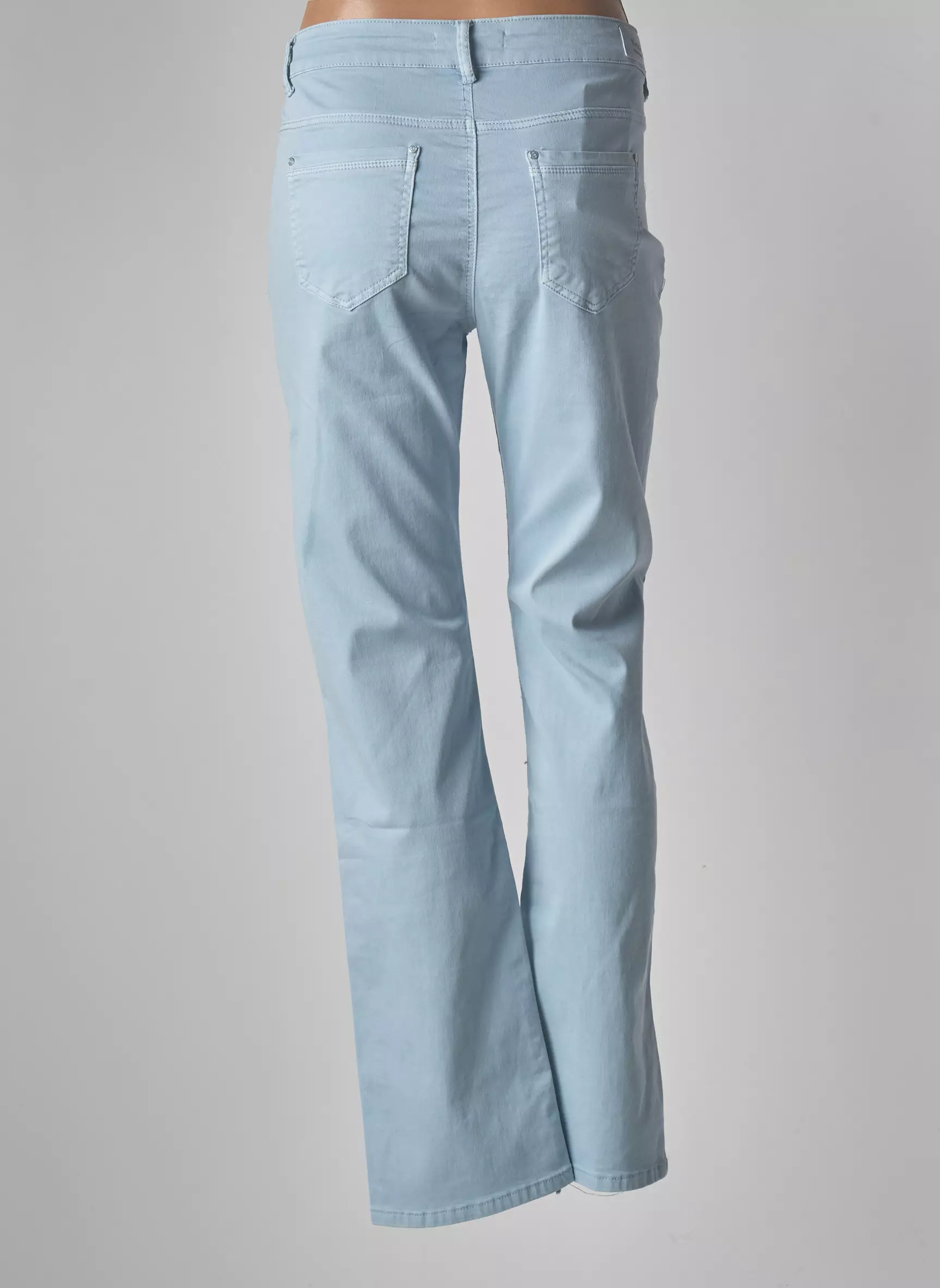 Voggo Pantalons Slim Femme couleur bleu