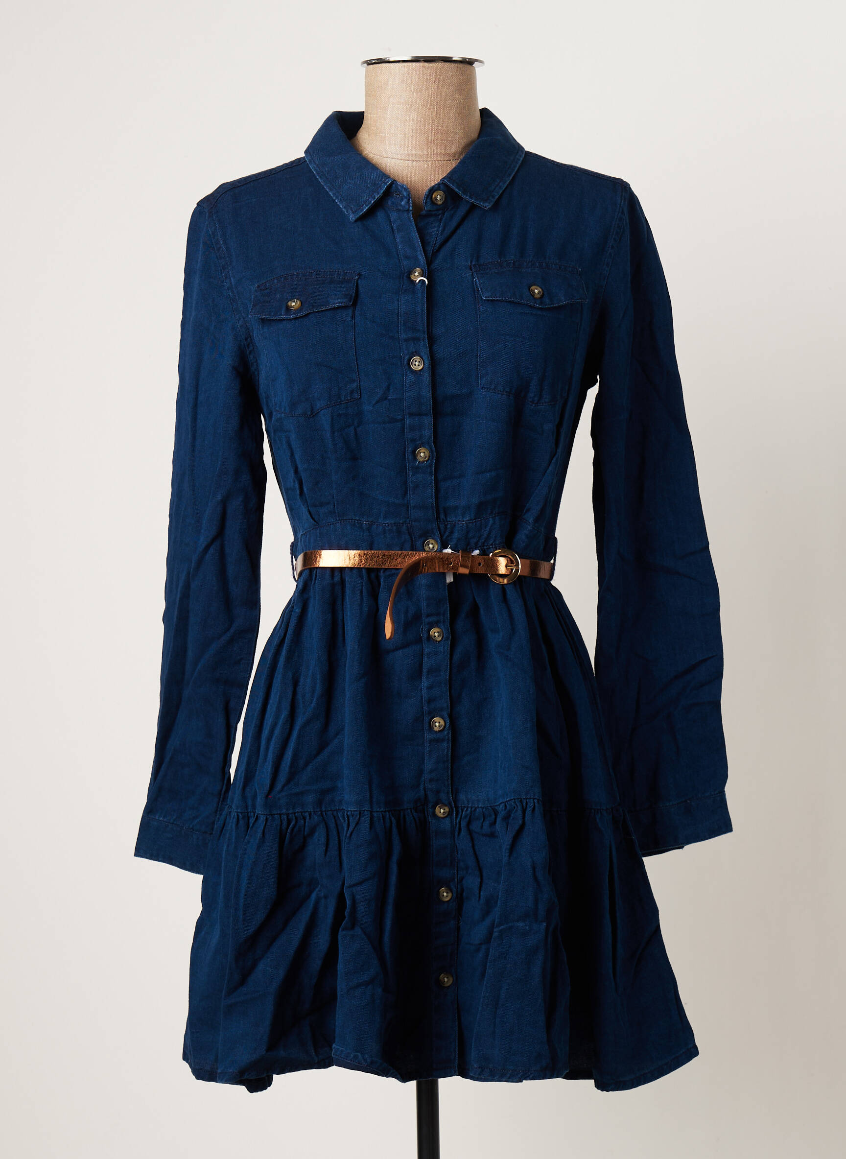 Mayoral Robes Mi Longues Fille couleur bleu