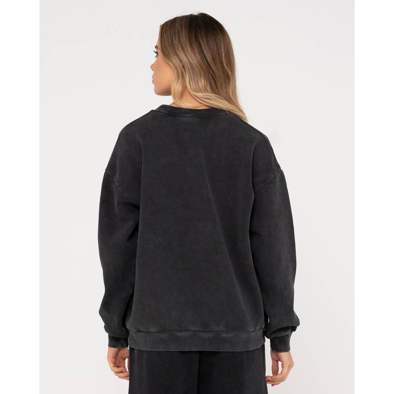 RUSTY RUSTY OVERSIZE CREW FLEECE Sweatshirt Damen