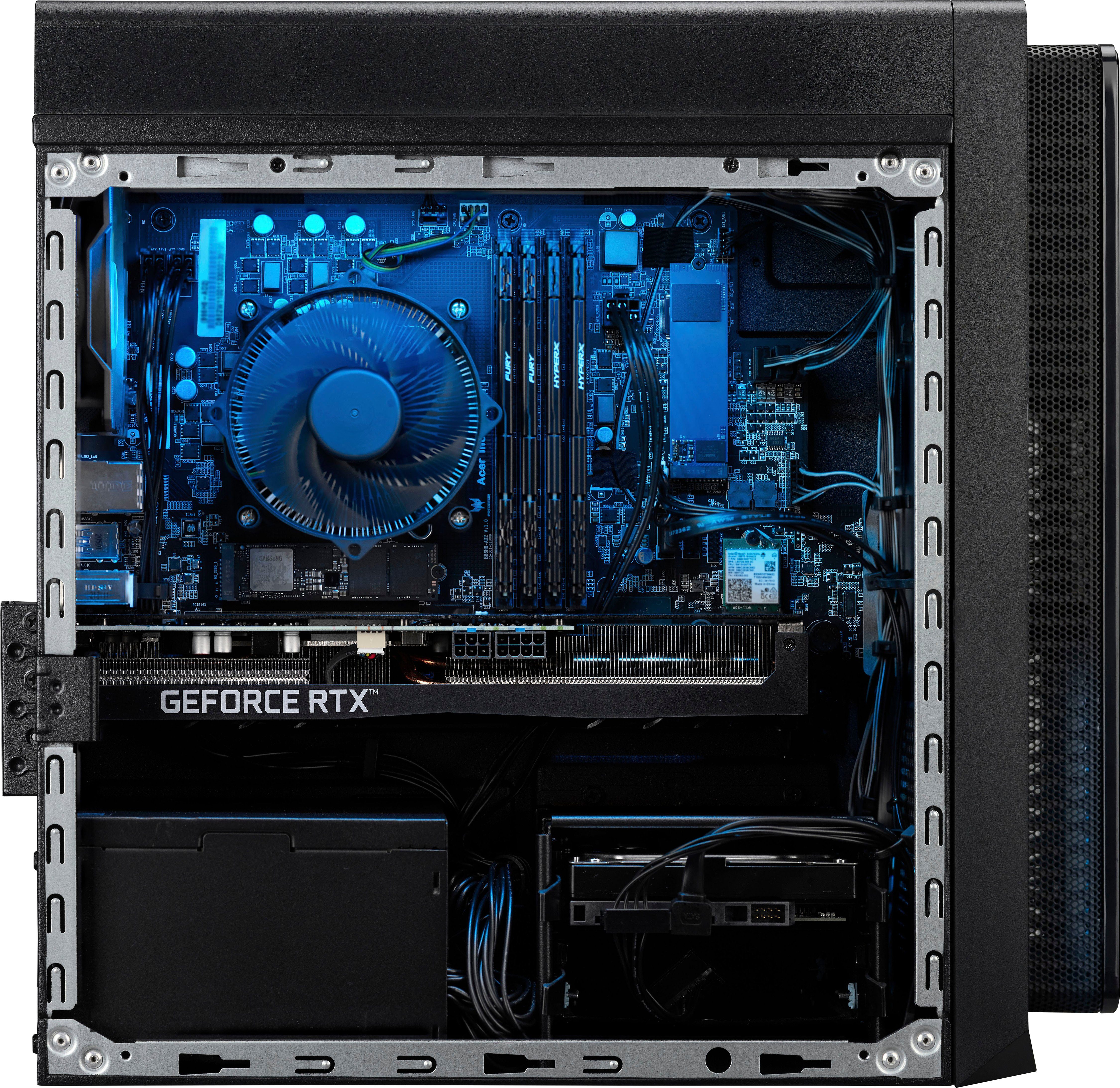 Acer Predator Orion 3000 (PO3-640) Gaming-PC (Intel Core i5 12400, GeForce GTX 1660 Super, 16 GB RAM, 1000 GB HDD, 256 GB SSD, Luftkühlung)