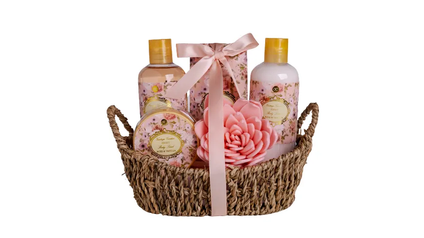 Accentra Badeset Rose Collection Geschenkpackung