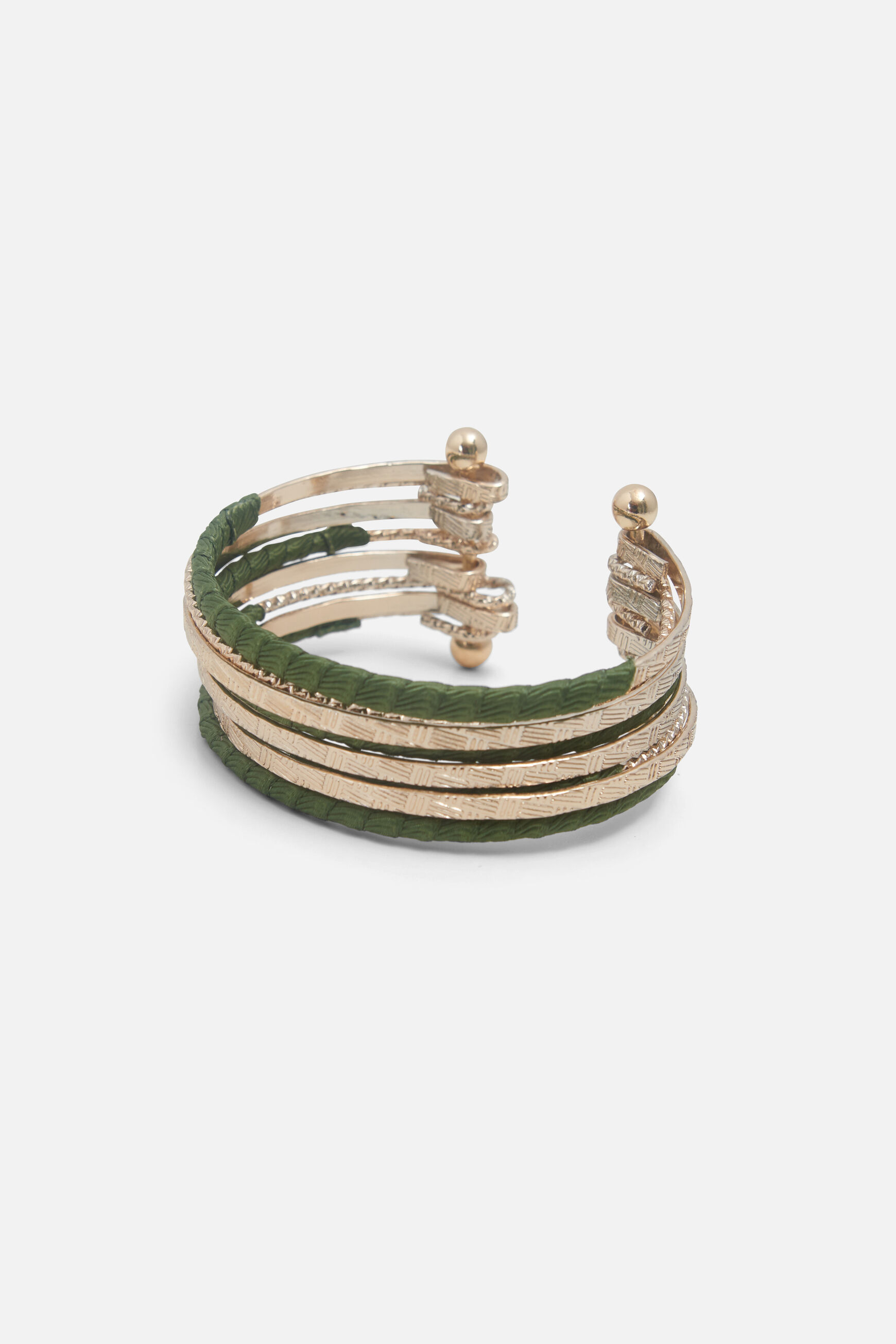 bracelet leora vert kaki femme