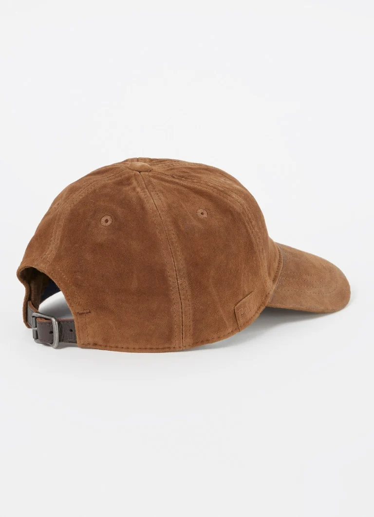 Ralph Lauren goat suede cap