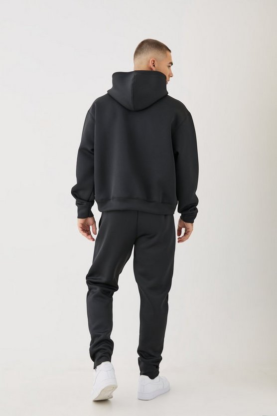 Kastiger Oversize Trainingsanzug mit Kapuze