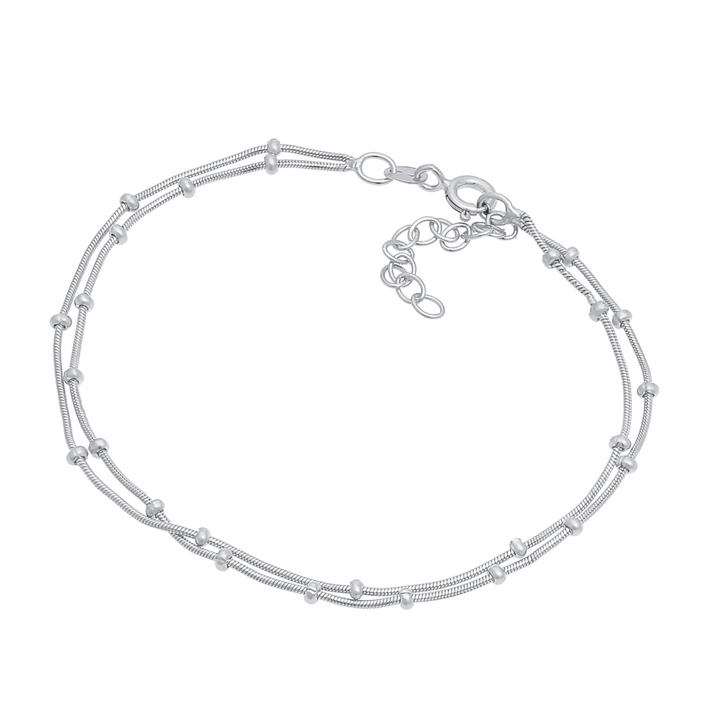 Elli Elli Bracelet Femmes Couche boules élégantes en argent sterling 925 plaqué or Bracelet