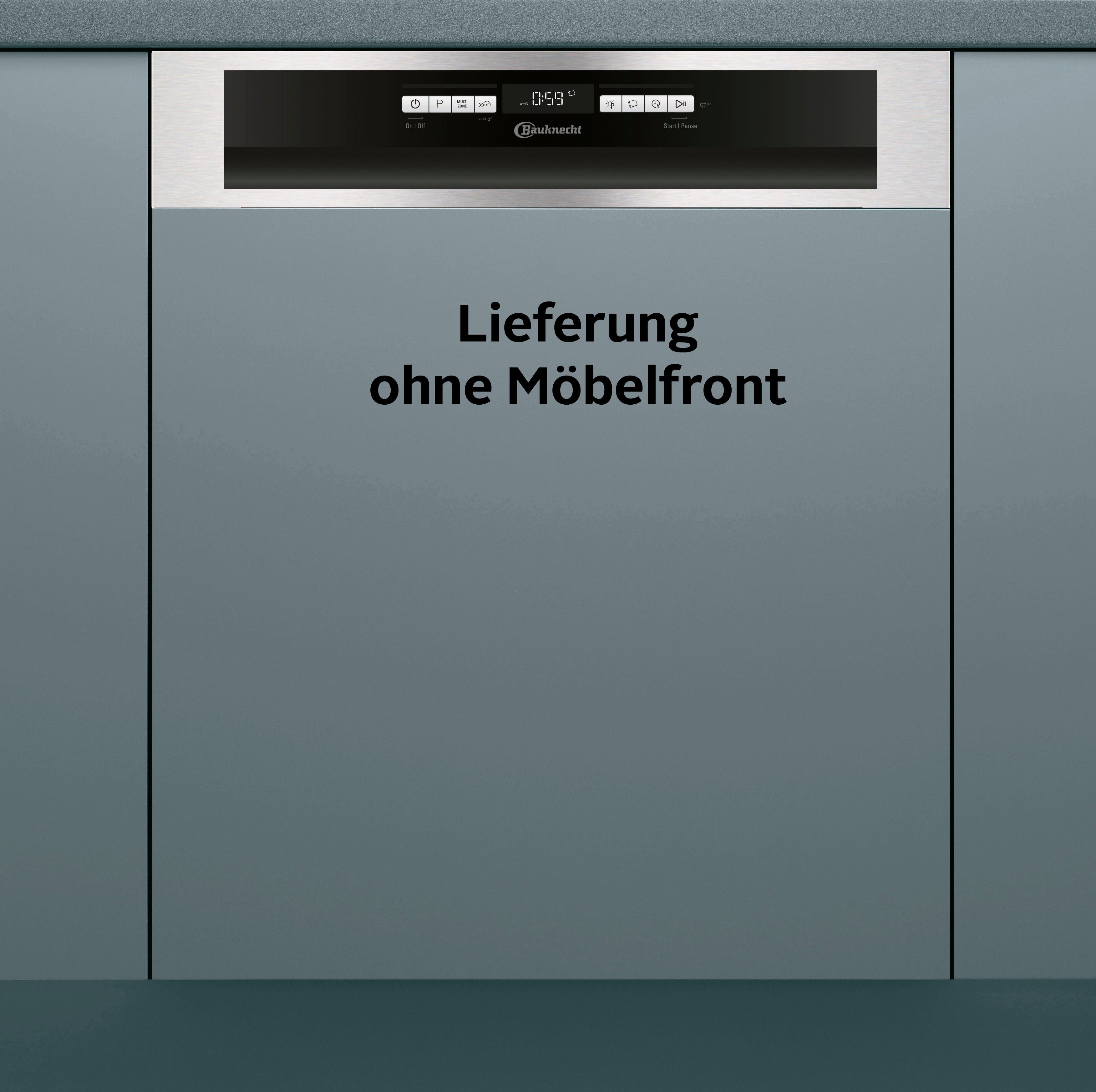 BAUKNECHT teilintegrierbarer Geschirrspüler, OBBO POWERCLEAN 6330, 14 Maßgedecke