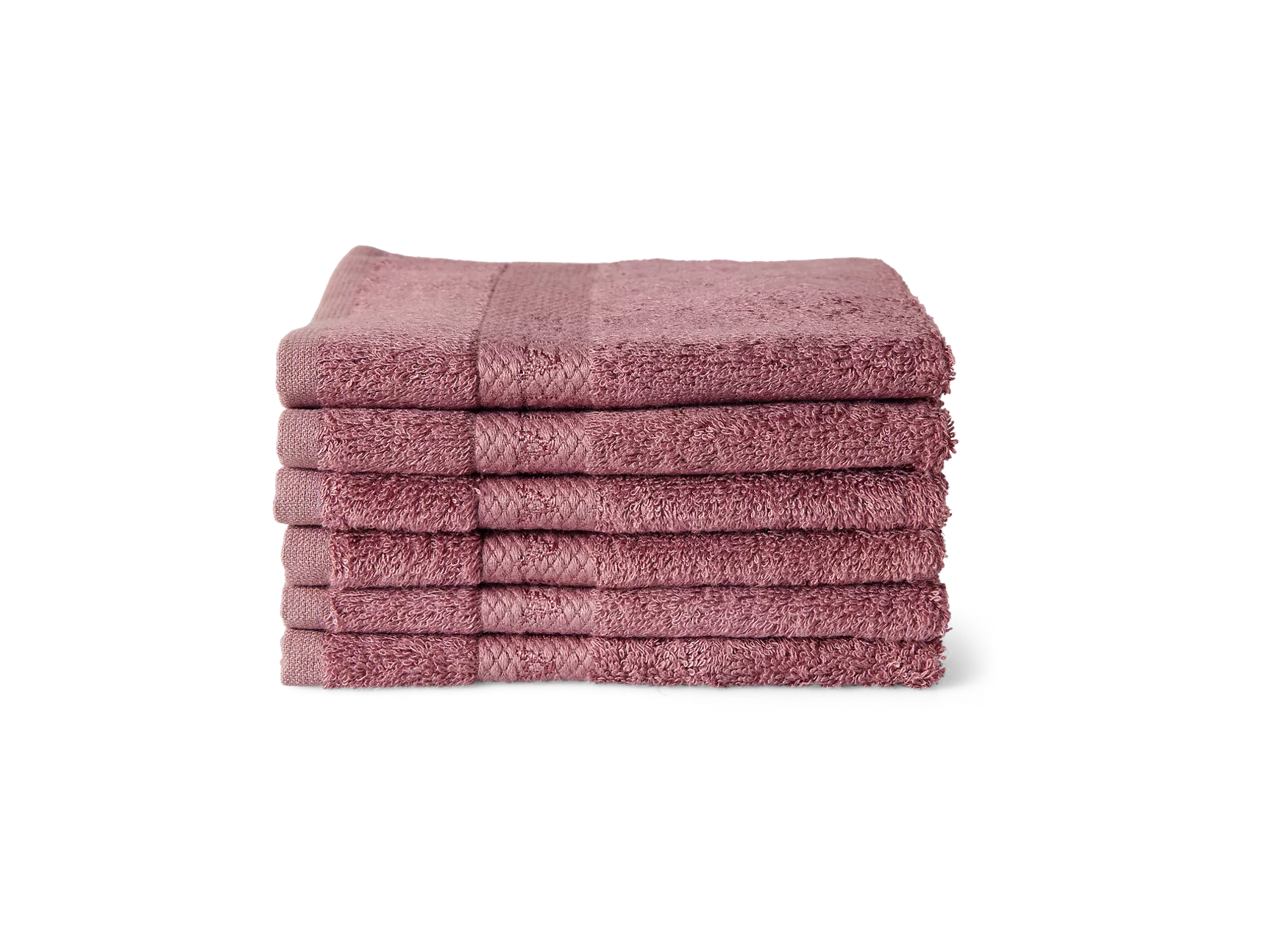 Serviette d'invité en coton ultra doux 30x30cm Rose poudré