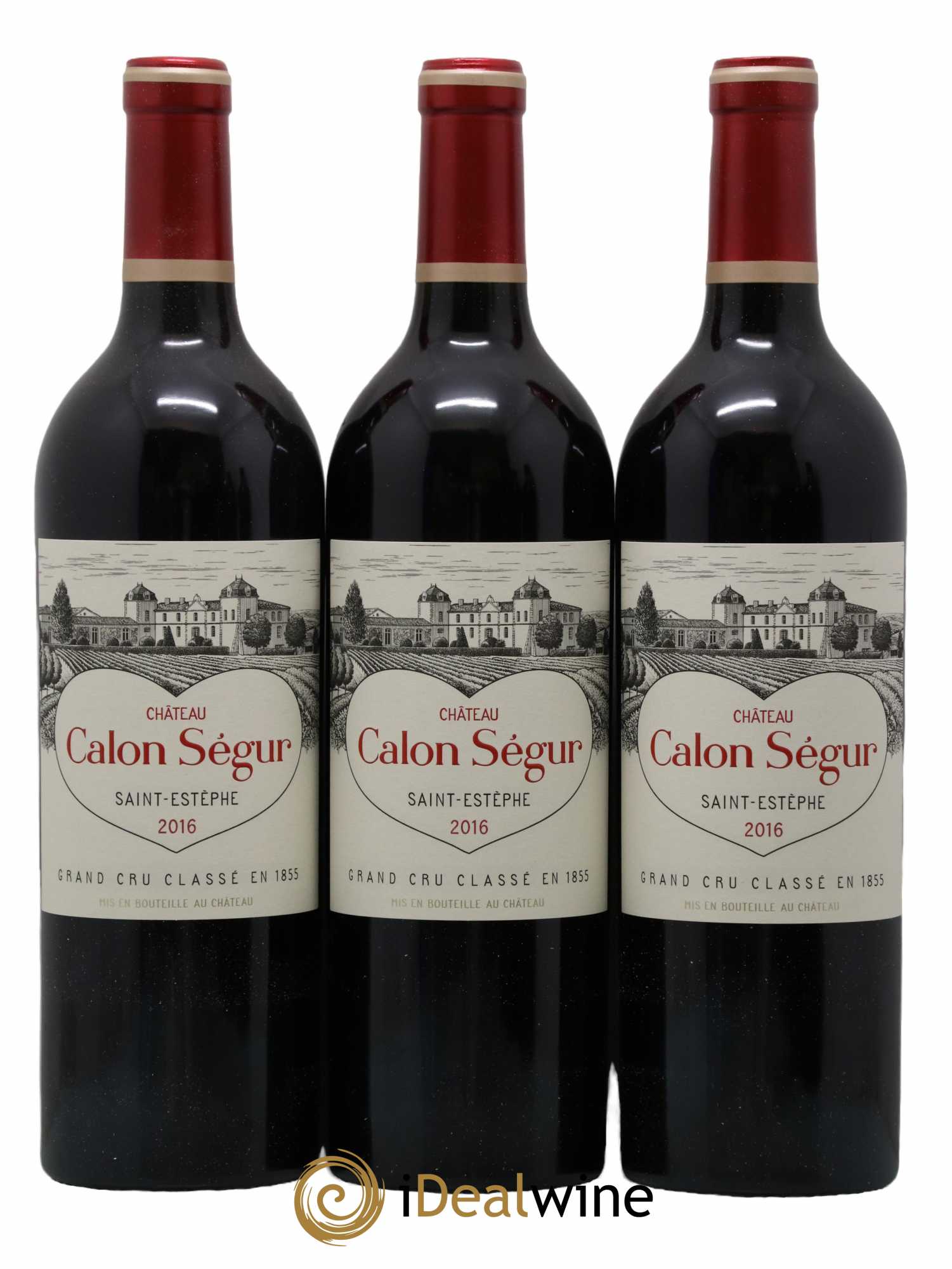Château Calon Ségur 3ème Grand Cru Classé  2016 - Lot de 6 Bouteilles