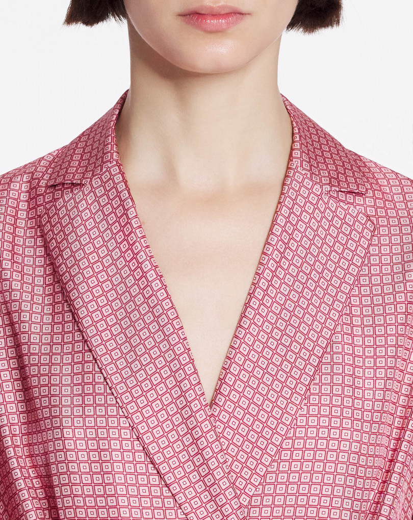 ROBE MIDI PORTEFEUILLE IMPRIMEE
